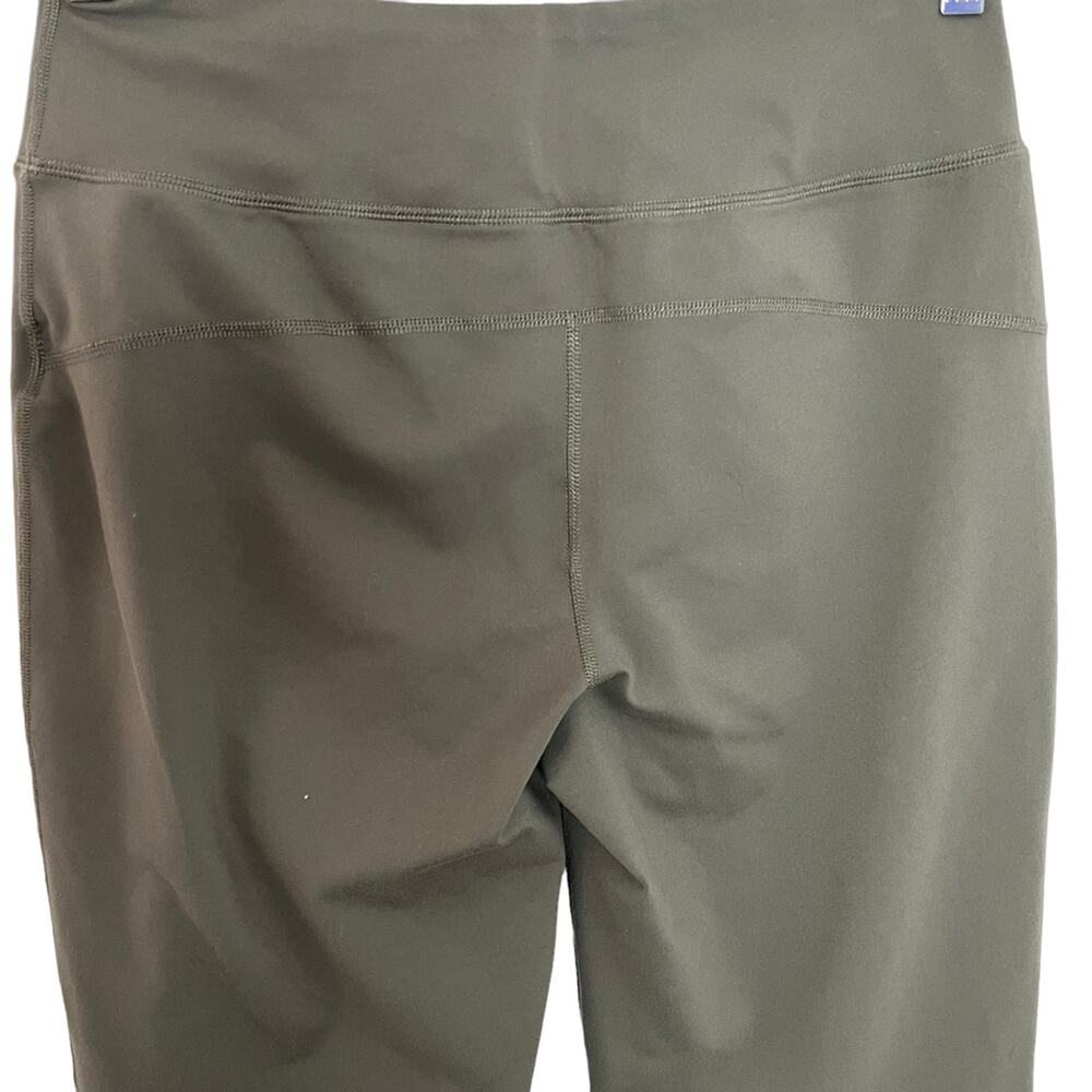Lands’ End moss green pull on lounge pants leggings size Small - Picture 3 of 8